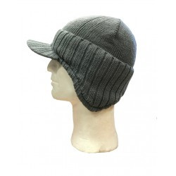 czapka ocieplana z daszkiem Ushak Consorte szara