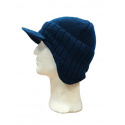 czapka ocieplana z daszkiem Ushak Consorte granatowa czapka ocieplana z daszkiem Ushak Consorte granatowa