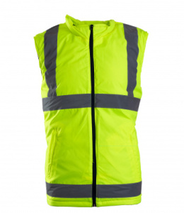 kamizelka robocza ocieplana dwustronna Benefit Marino Polstar ostrzegawcza żółta