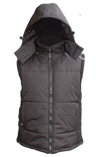 kamizelka robocza ocieplana Hoodie Consorte czarna kamizelka robocza ocieplana Hoodie Consorte czarna