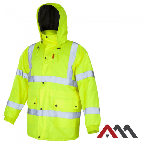 kurtka robocza ocieplana ostrzegawcza Flash Yellow kat.1 Art.Master kurtka robocza ocieplana ostrzegawcza Flash Yellow kat.1 Art.Master