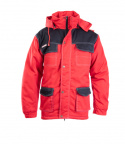 kurtka robocza ocieplana parka z wstawkami Brixton Snow Polstar czerwona kurtka robocza ocieplana parka z wstawkami Brixton Snow Polstar czerwona