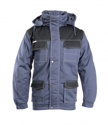 kurtka robocza ocieplana parka z wstawkami Brixton Snow Polstar szara kurtka robocza ocieplana parka z wstawkami Brixton Snow Polstar szara