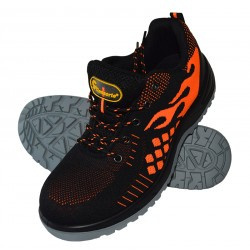 półbuty robocze Nebraska SB Consorte czarno-pomarańczowe