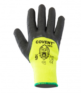 rękawice robocze ocieplane powlekane pianką lateksową Covent Yeti Polstar