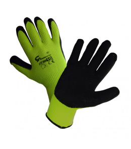 rękawice robocze ocieplane powlekane spienionym lateksem ART 415FBOA Consorte
