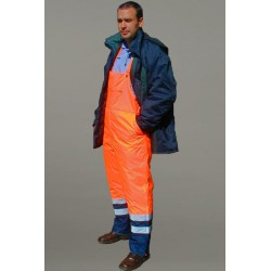 spodnie robocze ogrodniczki ocieplane Mars/Uran Consorte ostrzegawcze