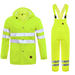 ubranie robocze przeciwdeszczowe Probaltic Fluo Procera żółte