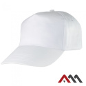 czapka drelichowa z daszkiem Art.Master biała czapka drelichowa z daszkiem Art.Master biała