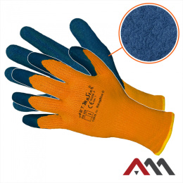 rękawice zimowe powlekane lateksem RDRAG BLUE O KAT.1 Art.Master