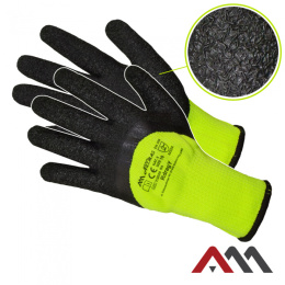 rękawice ocieplane powlekane lateksem RDRAG YELLOW KAT.2 Art.Master