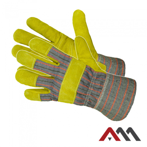 rękawice ocieplane wzmocnione skórą RDBOA Art.Master