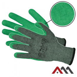 rękawice robocze powlekane lateksem RWGRIP Z KAT.2 Art.Master