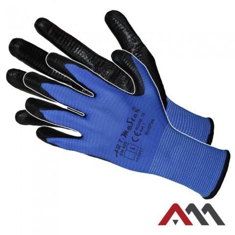 rękawice robocze powlekane nitrylem RNITPAS KAT.1 Art.Master rękawice robocze powlekane nitrylem RNITPAS KAT.1 Art.Master