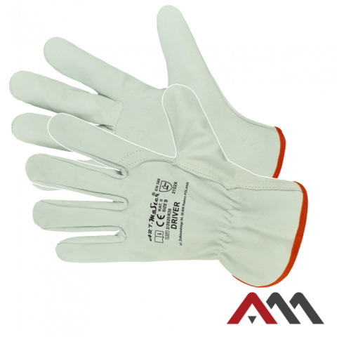 rękawice wzmocnione skórą licową DRIVER KAT.2 Art.Master