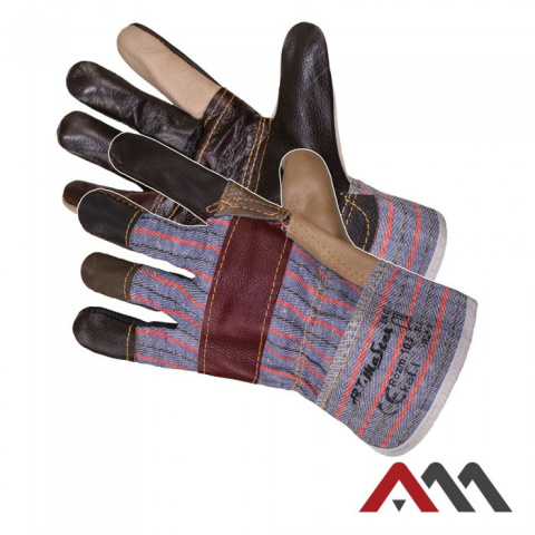 rękawice wzmocnione skórą licową RLKPAS Art.Master