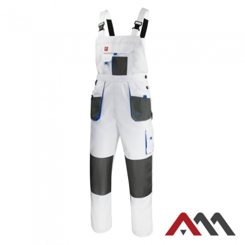 spodnie robocze ogrodniczki CLASSIC WHITE Art.Master spodnie robocze ogrodniczki CLASSIC WHITE Art.Master