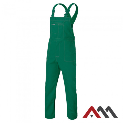 spodnie robocze ogrodniczki Comfort Green Art.Master
