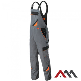spodnie robocze ogrodniczki PROFESSIONAL GREY Art.Master