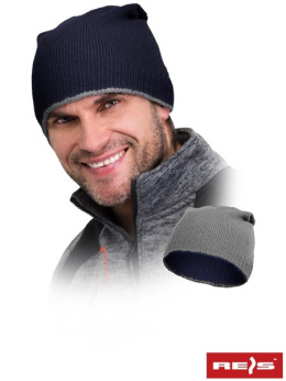 czapka zimowa dwustronna CZREVERSE REIS
