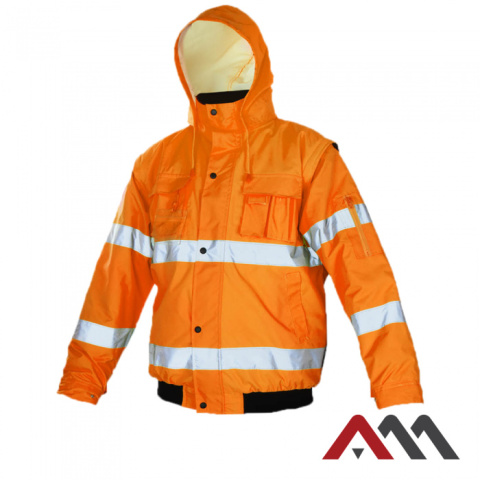 kurtka robocza ocieplana FLASH SHORT ORANGE KAT.2 Art.Master