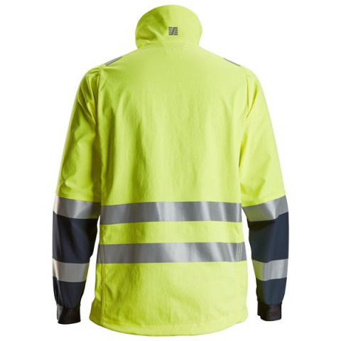 Snickers Workwear AllroundWork 1539 kurtka robocza odblaskowa bez podszewki żółto-granatowa Snickers Workwear AllroundWork 1539 kurtka robocza odblaskowa bez podszewki żółto-granatowa