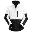 kurtka robocza zimowa AllroundWork 1148 Snickers Workwear biało-czarna kurtka robocza zimowa AllroundWork 1148 Snickers Workwear biało-czarna