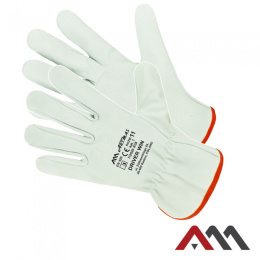 rękawice robocze ocieplane wzmacniane skórą licową DRIVER WIN Art.Master