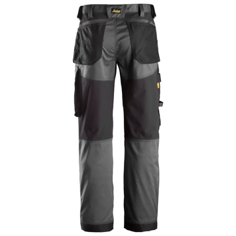 Snickers Workwear spodnie do pasa AllroundWork 6351 szaro-czarne Snickers Workwear spodnie do pasa AllroundWork 6351 szaro-czarne