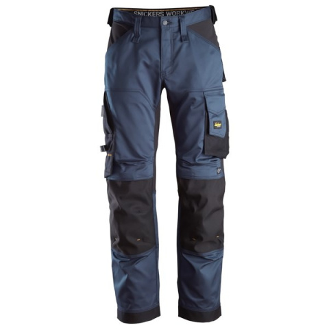 spodnie robocze do pasa AllroundWork 6351 Snikers Workwear czarno-granatowe spodnie robocze do pasa AllroundWork 6351 Snikers Workwear czarno-granatowe