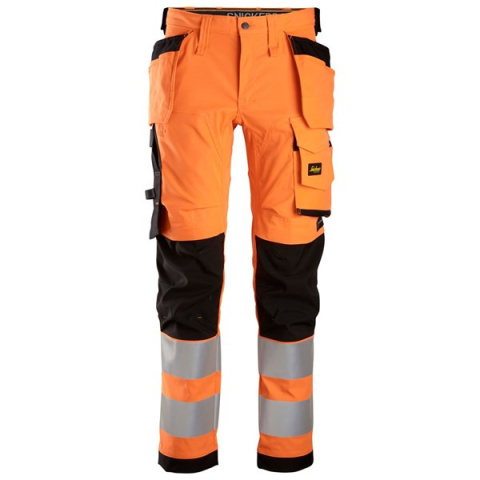 spodnie robocze do pasa odblaskowe 6243 Snickers Workwear pomarańczowe spodnie robocze do pasa odblaskowe 6243 Snickers Workwear pomarańczowe
