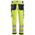 Snickers Workwear spodnie do pasa odblaskowe 6243 żółte Snickers Workwear spodnie do pasa odblaskowe 6243 żółte