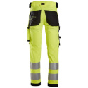 Snickers Workwear spodnie do pasa odblaskiwe 6343 żółte Snickers Workwear spodnie do pasa odblaskiwe 6343 żółte