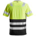 Snickers Workwear AllroundWork 2534 t-shirt roboczy odblaskowy żółto-czarny