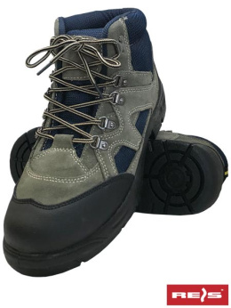 TRZEWIKI ROBOCZE BRMONTREIS SB SRA MONTREIS ZE STALOWYM PODNOSKIEM WYKONANE Z NUBUKU POSIADAJĄ ODDYCHAJĄCE WSTAWKI