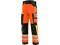 spodnie robocze do pasa odblaskowe Benson CXS Canis pomarańczowe