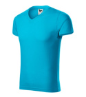 koszulka robocza Slim Fit V-neck 146 Adler turkusowa