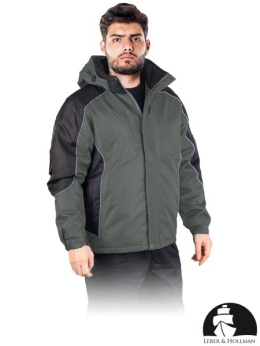 kurtka robocza ocieplana LH-BLIZZARD Leber&Hollman szaro-czarna