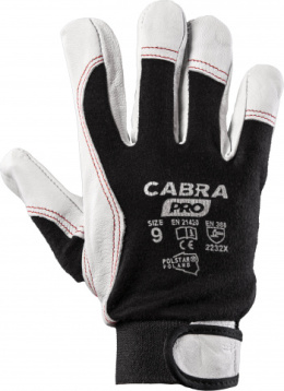 rękawice robocze wzmacniane skórą licową Cabra Pro Polstar