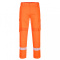 SPODNIE ROBOCZE DO PASA TRUDNOPALNE ANTYELEKTROSTATYCZNE Z PANELAMI STRETCH I TAŚMAMI ODBLASKOWYMI FR401 PORTWEST 2 KOLORY