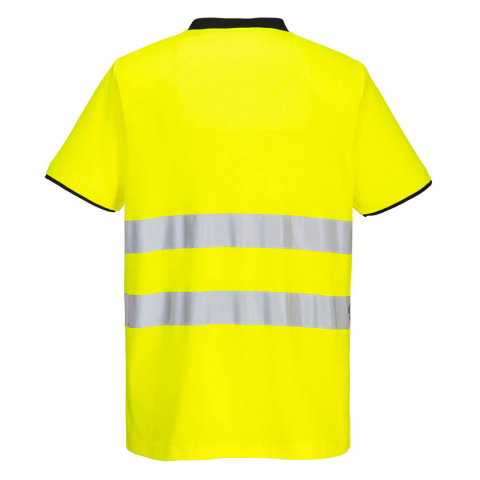 Portwest PW213 t-shirt roboczy ostrzegawczy PW2 żółto-czarny Portwest PW213 t-shirt roboczy ostrzegawczy PW2 żółto-czarny