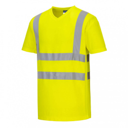 t-shirt roboczy ostrzegawczy w serek S179 Portwest