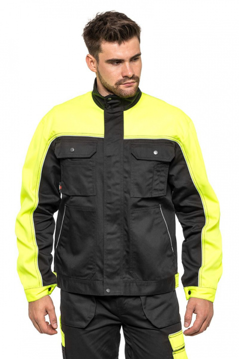 bluza robocza Helios Avacore czarno-żółta