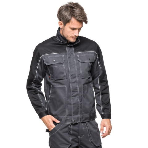 bluza robocza Helios Avacore szaro-czarna