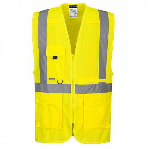 kamizelka robocza ostrzegawcza Hi-Vis Executive z kieszenią na tablet C357 Portwest żółta kamizelka robocza ostrzegawcza Hi-Vis Executive z kieszenią na tablet C357 Portwest żółta