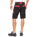 Avacore Helios krótkie spodenki robocze czarno-czerwone
