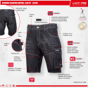 Lahti Pro L40708 krótkie spodenki robocze jeans czarne Lahti Pro L40708 krótkie spodenki robocze jeans czarne