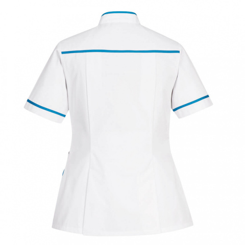 Portwest LW22 medyczna tunika ciążowa biały/aqua Portwest LW22 medyczna tunika ciążowa biały/aqua