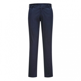 spodnie robocze do pasa damskie wąskie Chino Slim S235 Portwest granatowe