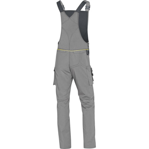 Delta Plus MCSA2 spodnie robocze ogrodniczki jasnoszare-ciemnoszare Delta Plus MCSA2 spodnie robocze ogrodniczki jasnoszare-ciemnoszare